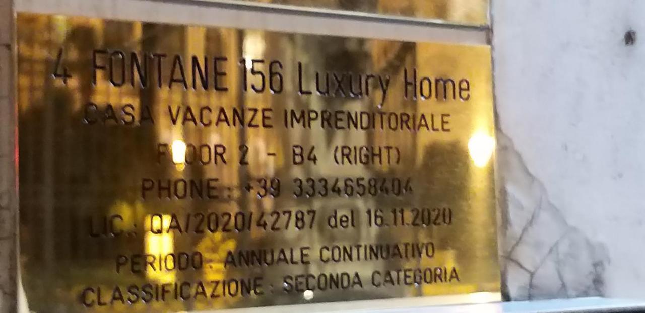 4 Fontane 156 Luxury Home Roma Exterior foto